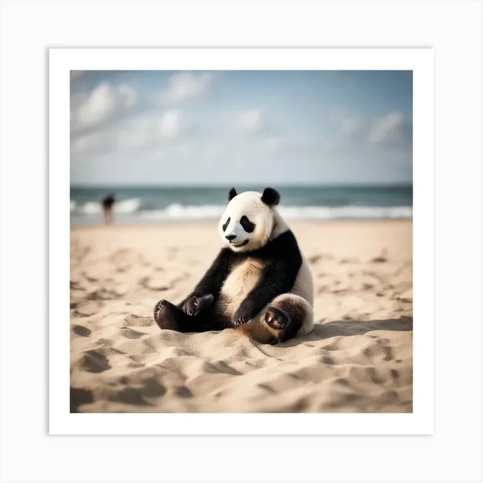 The Lonely Panda Art PrintQ2 by Quatastic 25