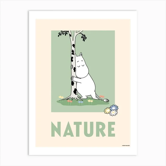 The Moomin Collection Nature Art Print by The Moomin Art Prints and Posters
