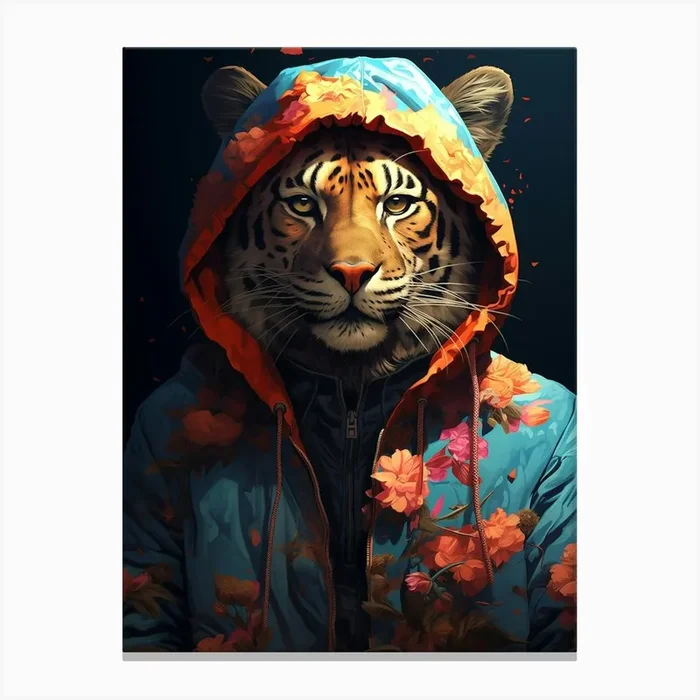 Tiger 3 Canvas Print by maebyfazar