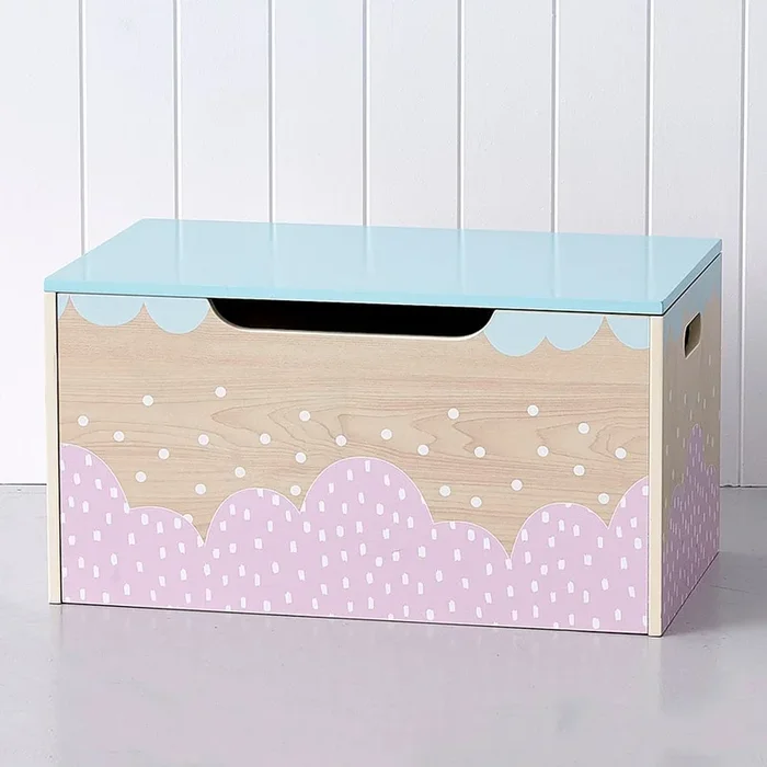 Timber Toy Box Pink Belle
