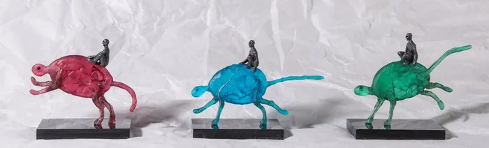 Tiny Riders (2020) Sculpture by Holly Bennett