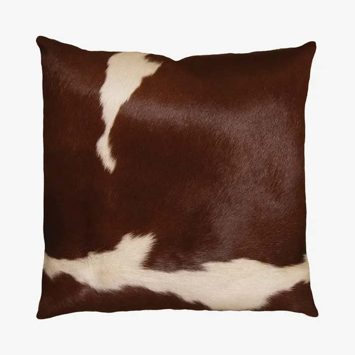 Torino Kobe Square Pillow – Brown / White by Natural
