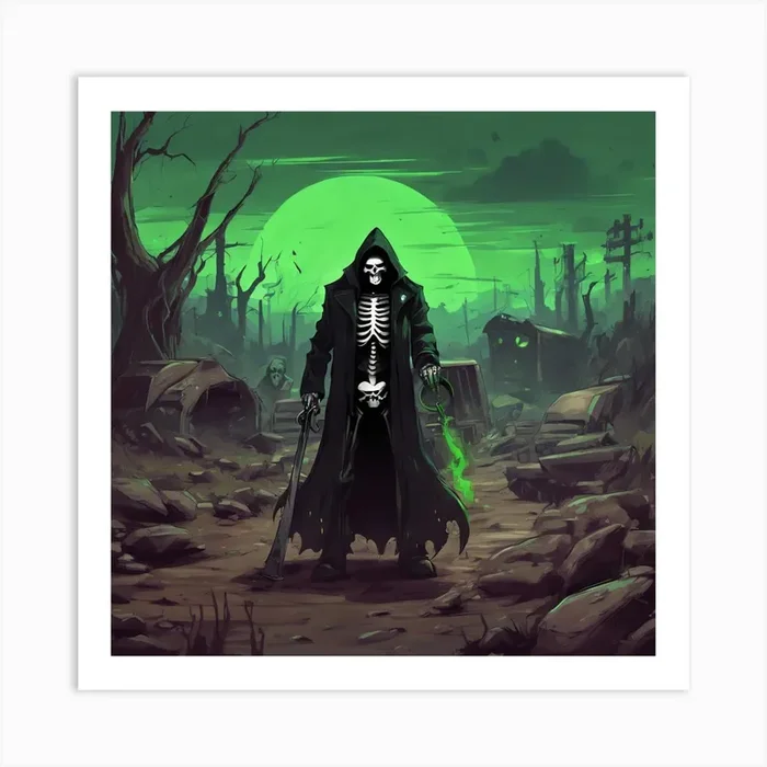 Toxic_Reaper Art Print by Reaper51