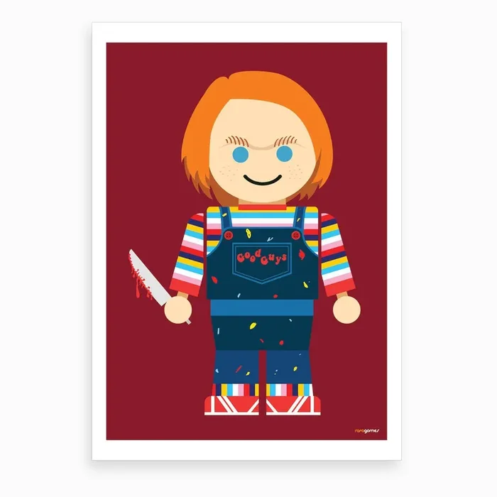 Toy Chucky Art Print by Rafa Gomes