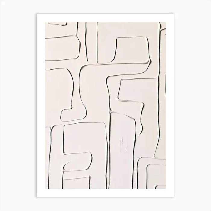 Tranquility Abstract 3 Art Print by Abstract Art Expressions