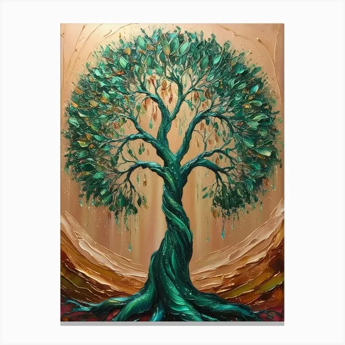 Tree Of Life 46 Canvas Print by Art shop