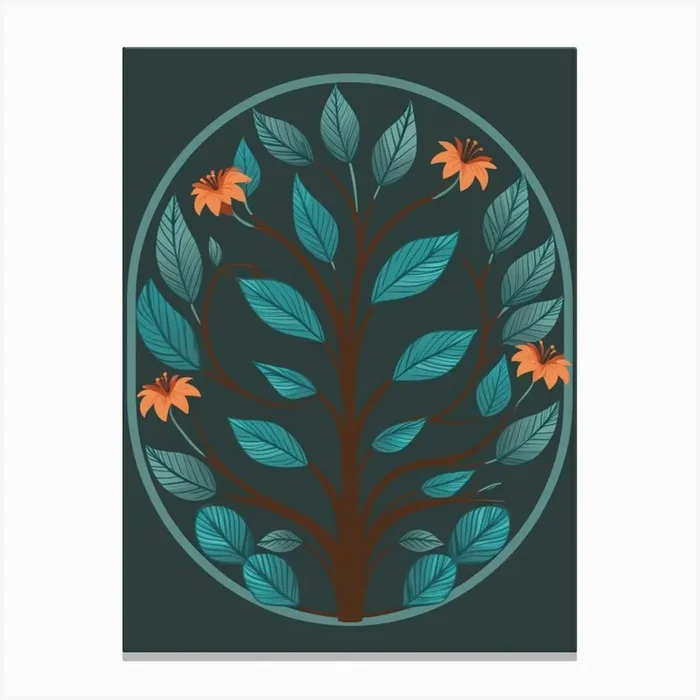 Tree Of Life 65 Canvas Print by Art shop