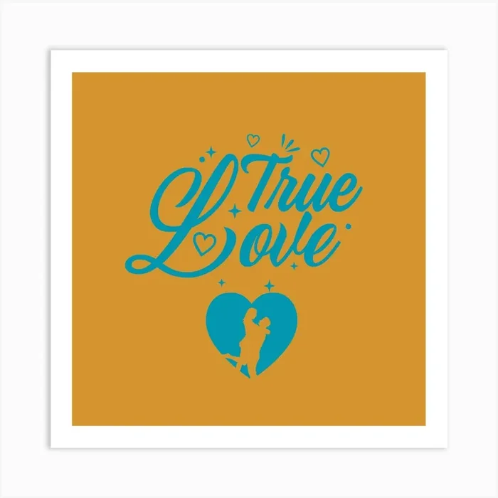 True Love 1 Art Print by leen859