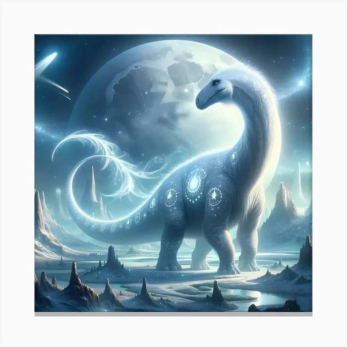 Tyrannosaurus 1 Canvas Print by VitoAnatsui