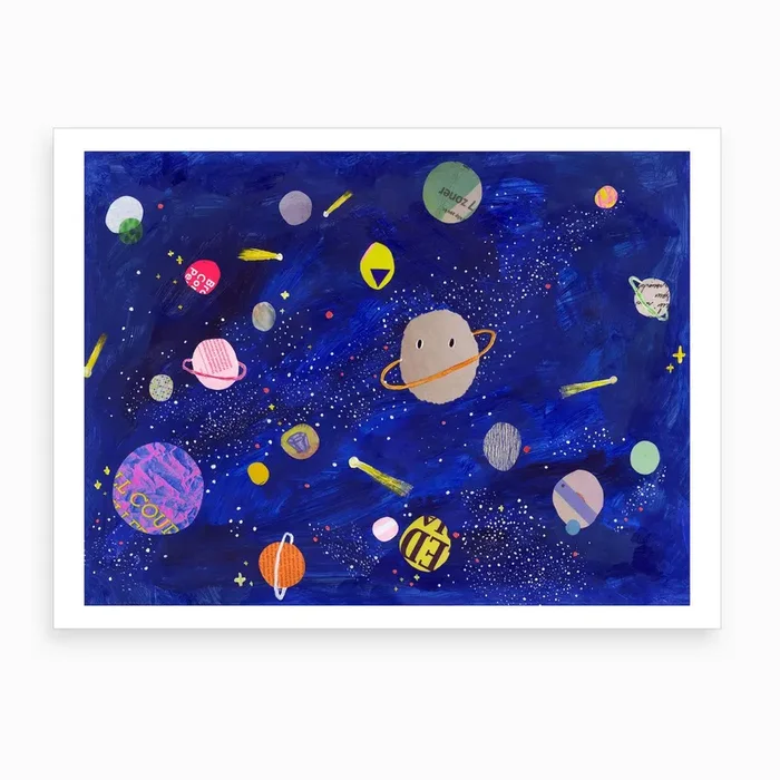 Universe Art Print by Luyi Wang