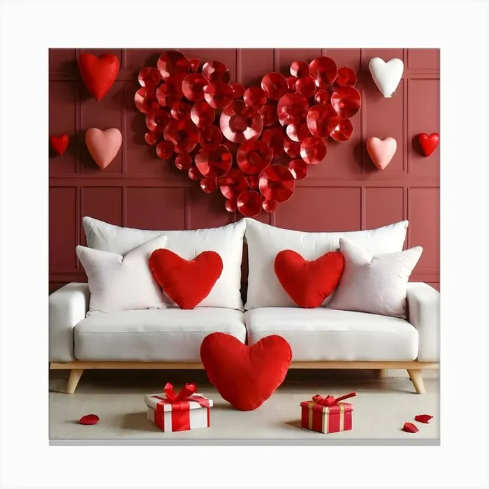 Valentine’S Day Canvas Print by hlaaimjo