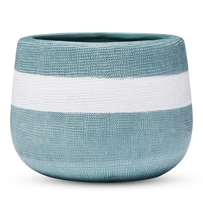 Vespa Mint & White Pot
