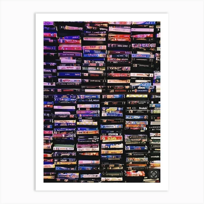 Vhs Collection Art Print by the Limón