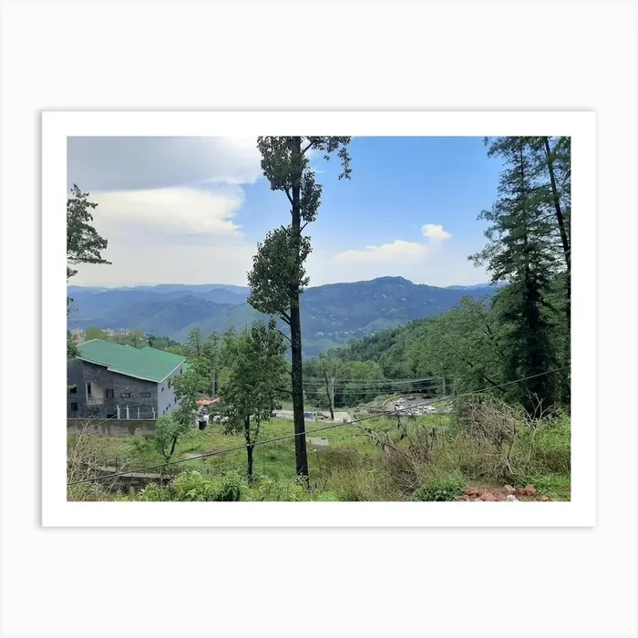 View From The Top Of A Hill Art PrintRA by ROSE ART