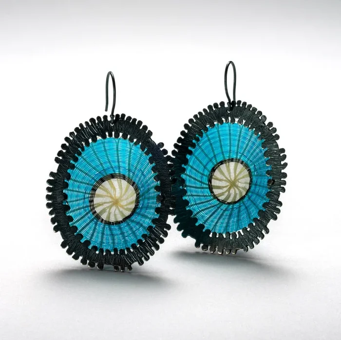 Volcan Earrings – Blue