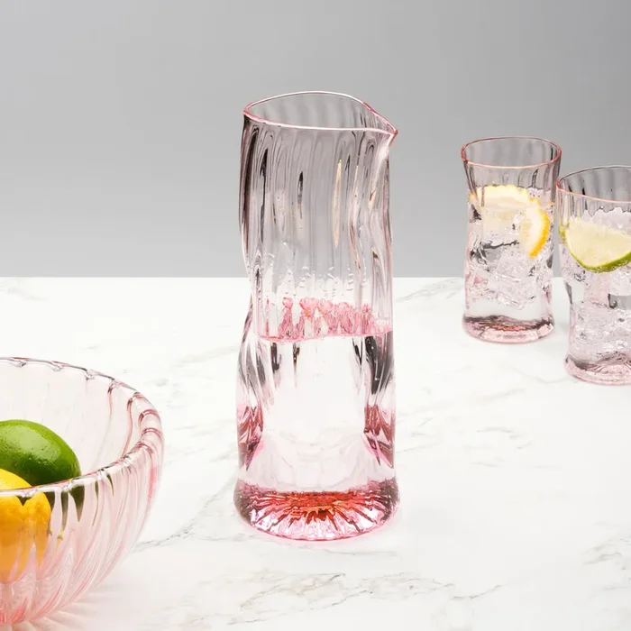 Wabi Sabi Pitcher and Water Glasses – Cherry Blossom Pitcher