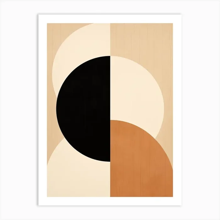 Weimar Whirl, Geometric Bauhaus Art Print by Art-Syndicate