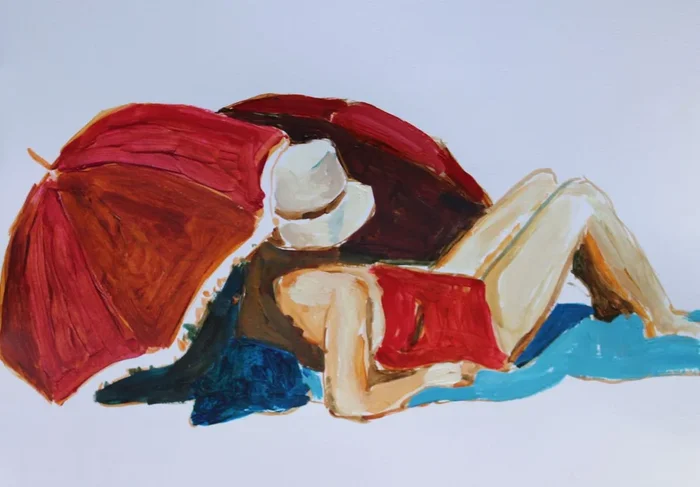 Well Prepared (2018) Acrylic painting by Emma Cownie