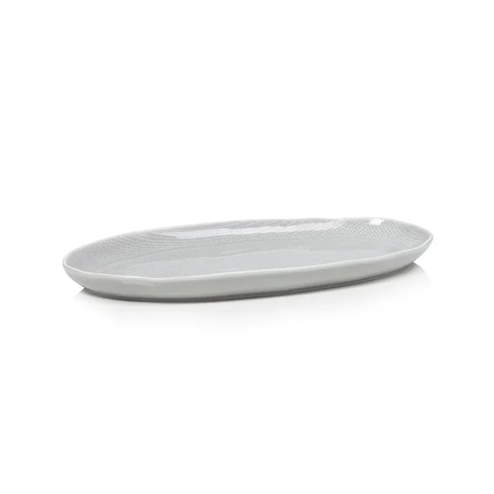 Wendi Collection Platter Grey Cross