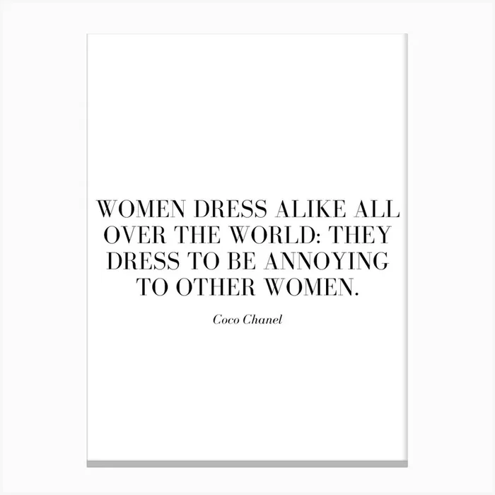 Women dress alike all over the world. Canvas PrintS by Santito