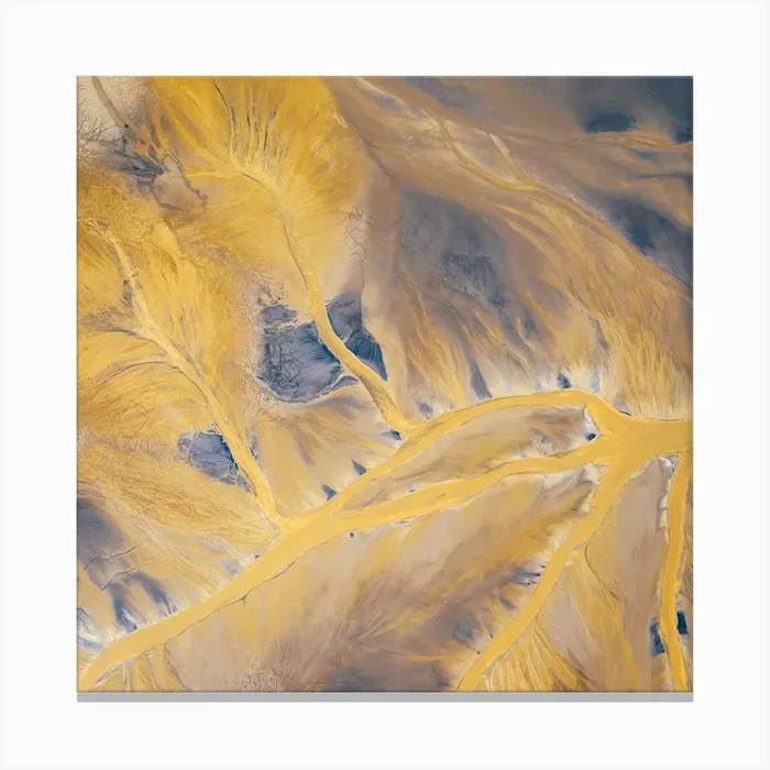 Yellow River Canvas Print by Art shop