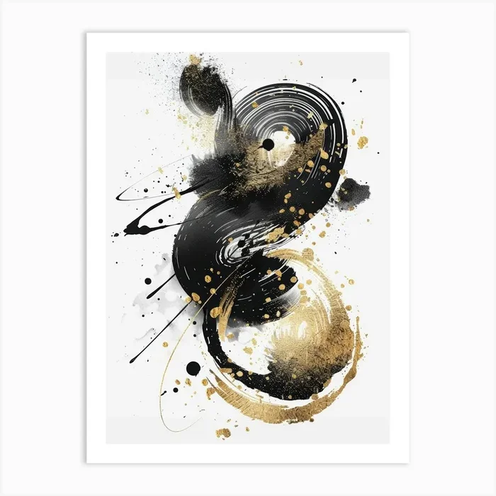 Yin Yang Canvas Print 1 Art Print by Moving Clouds Art