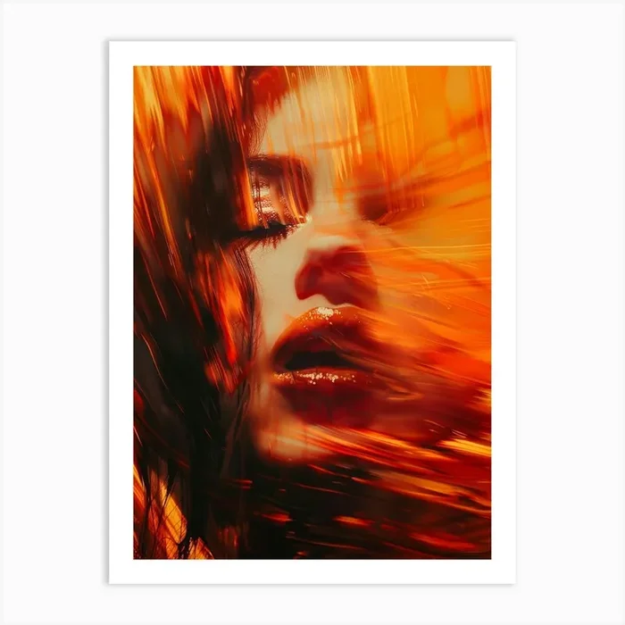 Youth And Fire Art Print by Moving Clouds Art