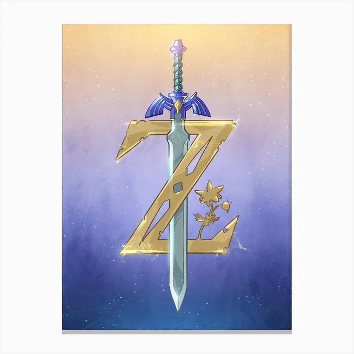 Zelda Canvas Print by Nikita Abakumov